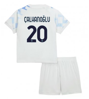 Inter Milan Hakan Calhanoglu #20 Replica Away Stadium Kit for Kids 2025-26 Short Sleeve (+ pants)
